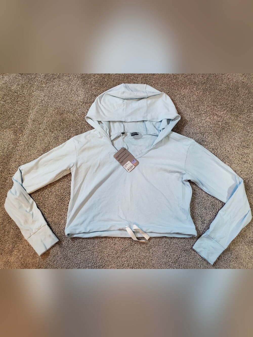 Gymshark Poise Cropped Hoodie size Small NEW with Tags